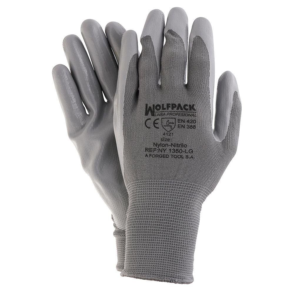 Guantes Nitrilo / Nylon Impregnado 6" (Par) - La Botiga del Manetes