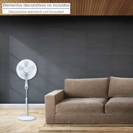 Ventilador Maurer suelo silencioso con mando 55W