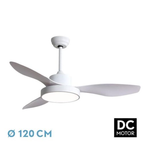 Ventilador DC Hayate 48w 4080lm Blanco