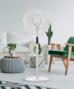 Ventilador de pie Icono Blanco 45w con mando