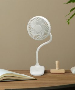 Ventilador sobremesa con pinza Sines Blanco