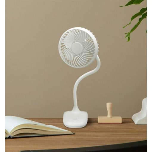 Ventilador sobremesa con pinza Sines Blanco