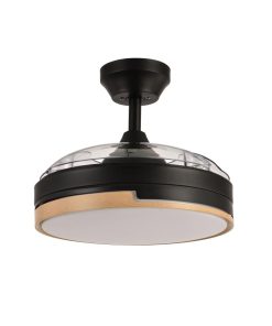 Ventilador DC 48w Olimpia negro