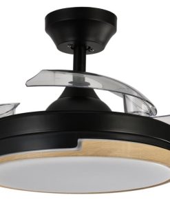 Ventilador DC 48w Olimpia negro