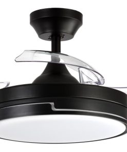 Ventilador DC 48w Olimpia negro