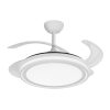 Ventilador Dc Bandido 59w Blanco 4aspas 107d 5900l