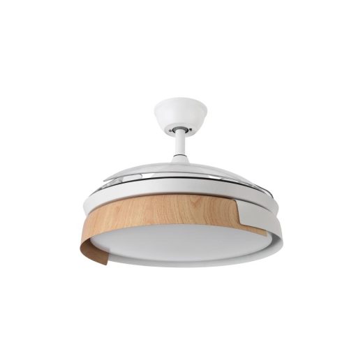 Ventilador Dc Provenza 72w 7200lm Blanco/haya