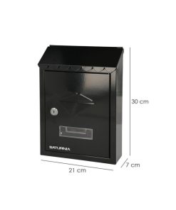 BUZON RESIDENCE 205X70X300mm NEGRO