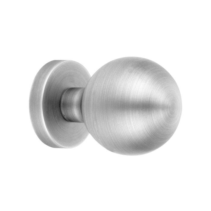 Pomo tirador redondo 70mm niquel mate