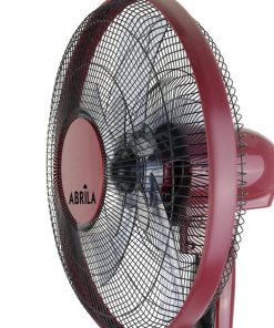 Ventilador De Pie Borlon Negro/burdeos