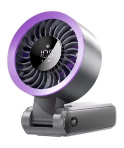 Ventilador mano turbo con display USB